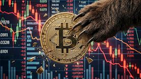 שוק דובי בביטקוין (נוצר בבינה מלאכותית)